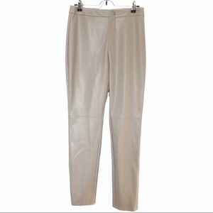 Nwt ANTHROPOLOGIE AVEC LES FILLES  FAUX LEATHER  HIGH RISE SEAMED SKINNY PANTS